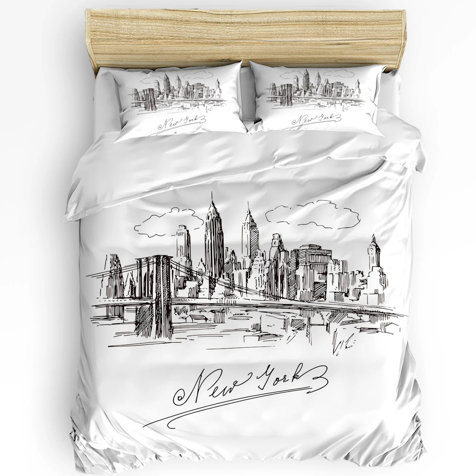 New York Sketch City Duvet Cov - огляд і ціна Home Textiles New York