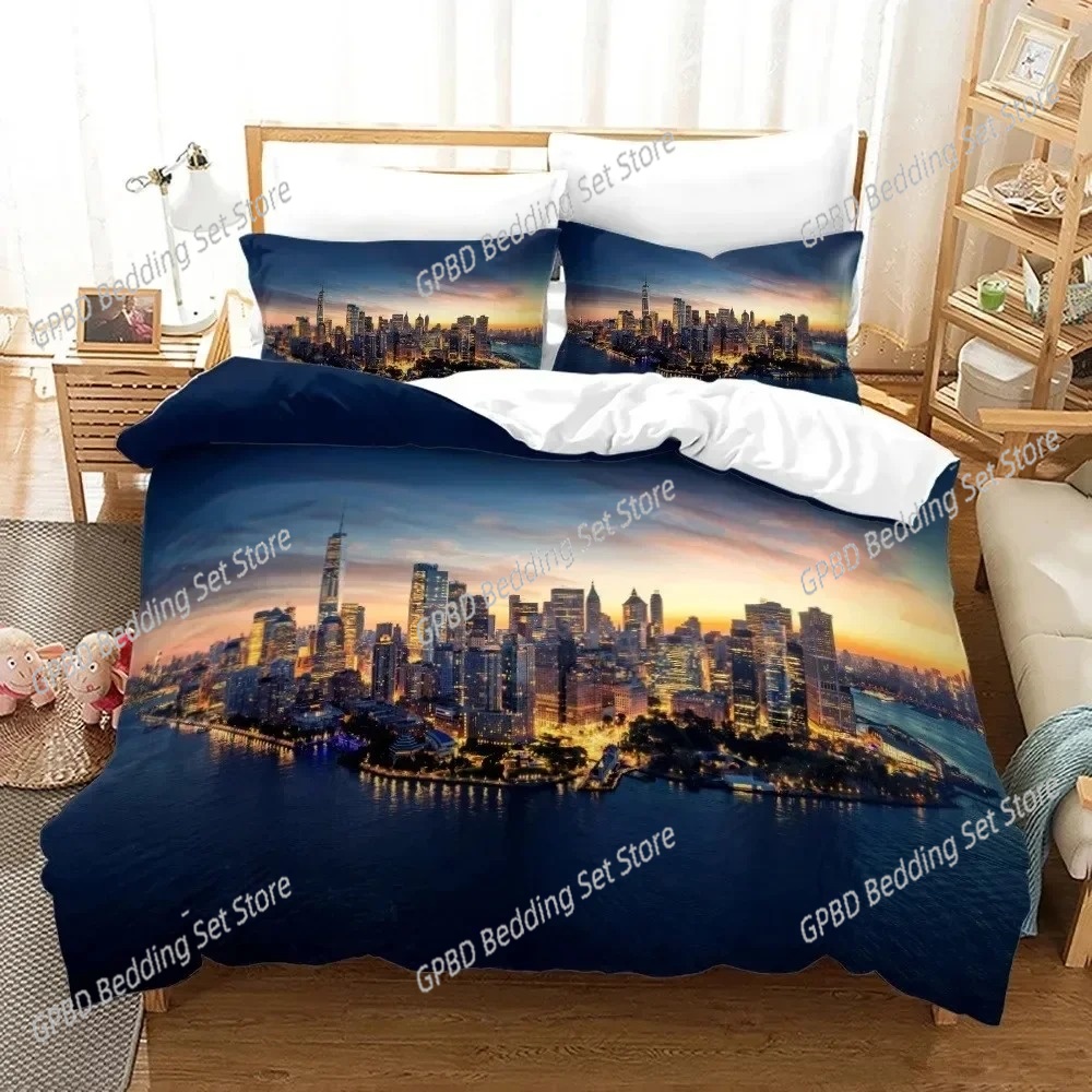 3D Print New York City Night V - огляд і ціна Home Textiles New York