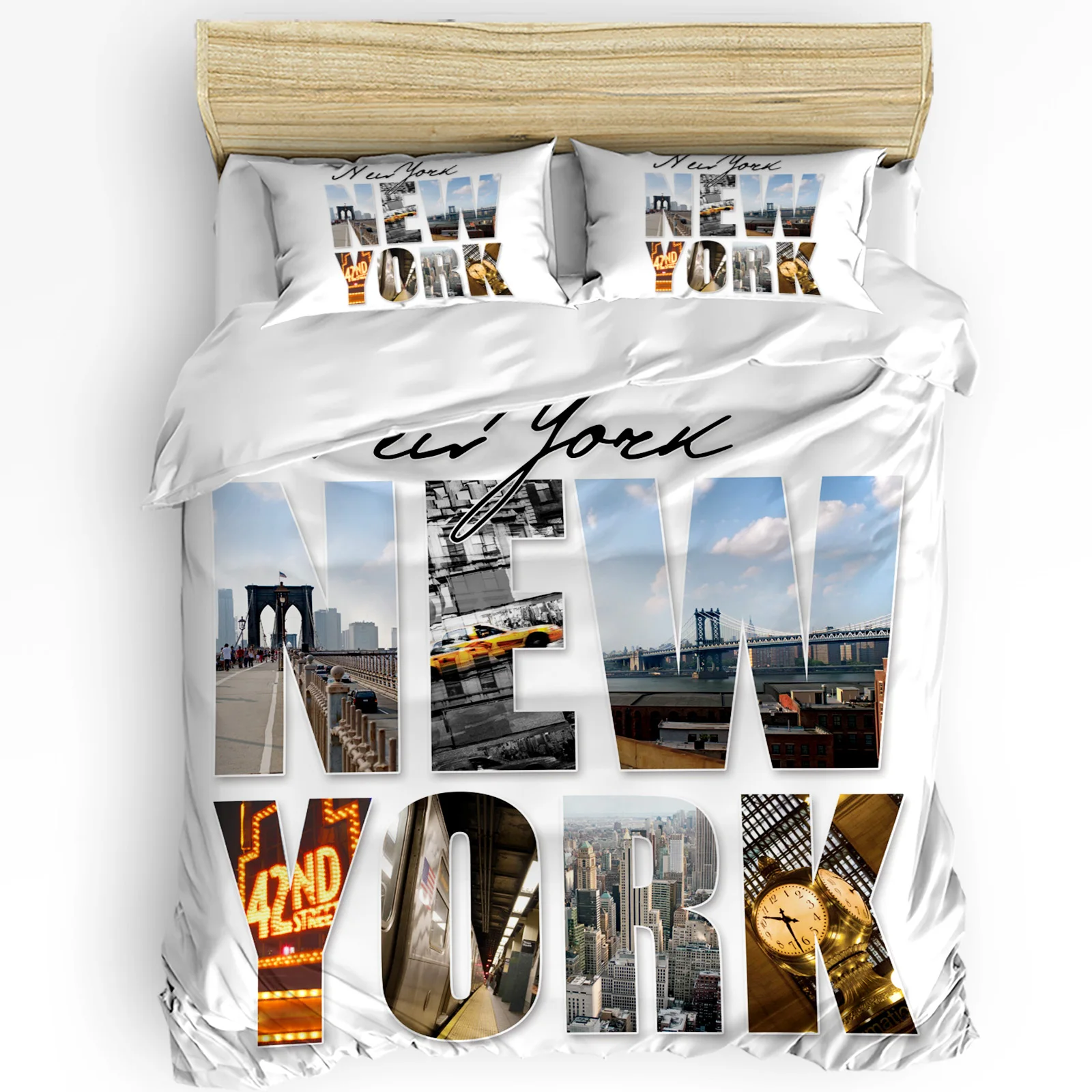 New York English Text Landscap - огляд і ціна Home Textiles New York